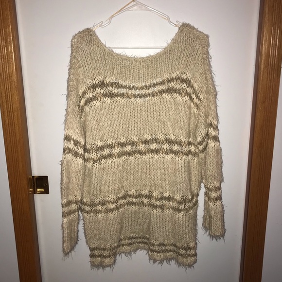 FREE PEOPLE eyelash striped sweater - Picture 5 of 5